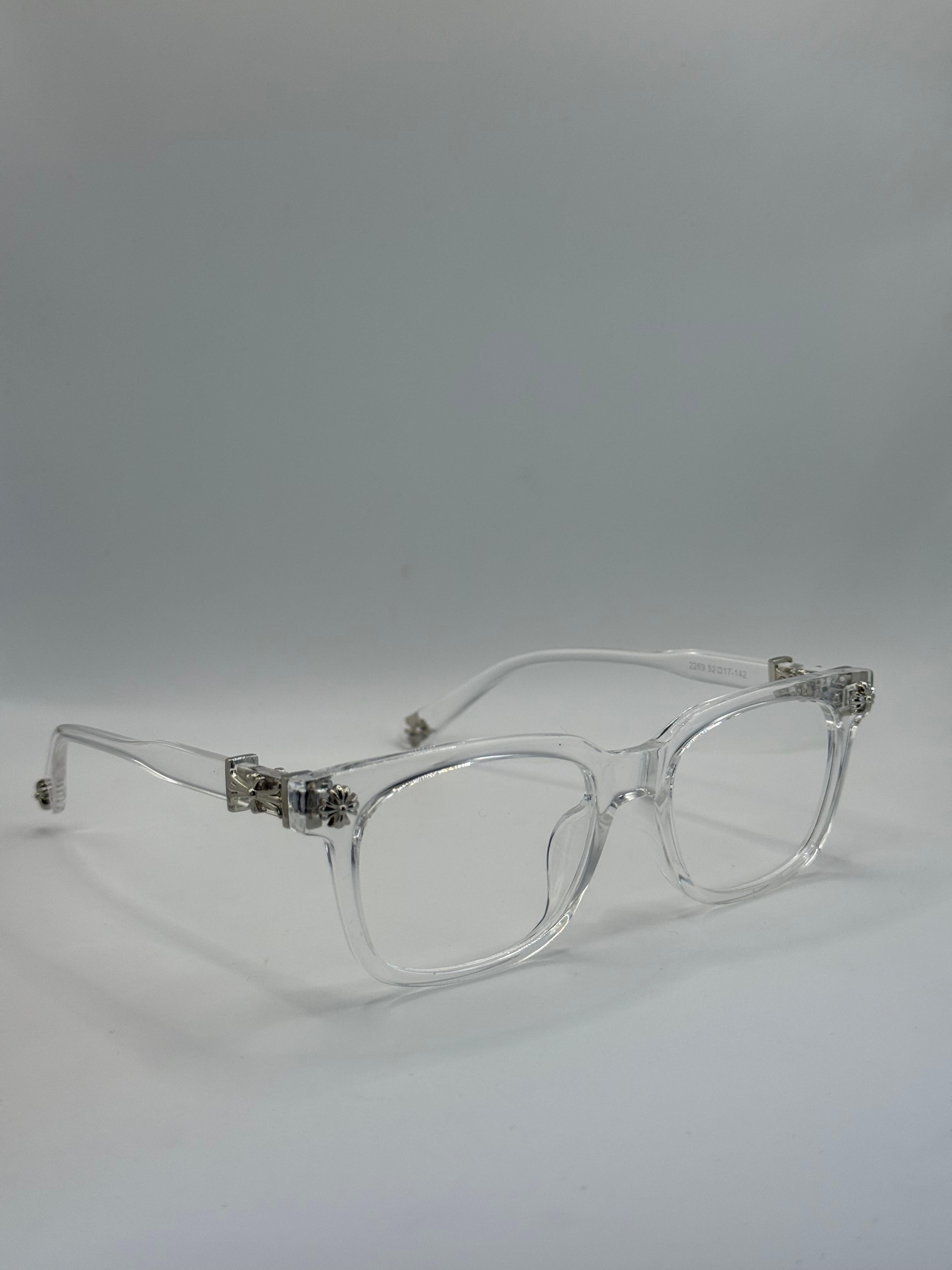 Lunettes Transparentes Tendance Chrome Heart